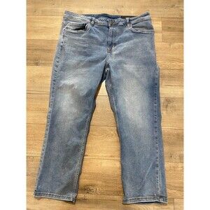 The Perfect Jean NYC SLIM THICK Cowboy Tinted Mens 38X28 Blue Denim Jeans TPJ